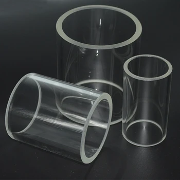 Yüksek borosilikat cam tüp yüksek sıcaklık ve yüksek basınçlı asit ve alkali boru hattı özel cam silindir 1
