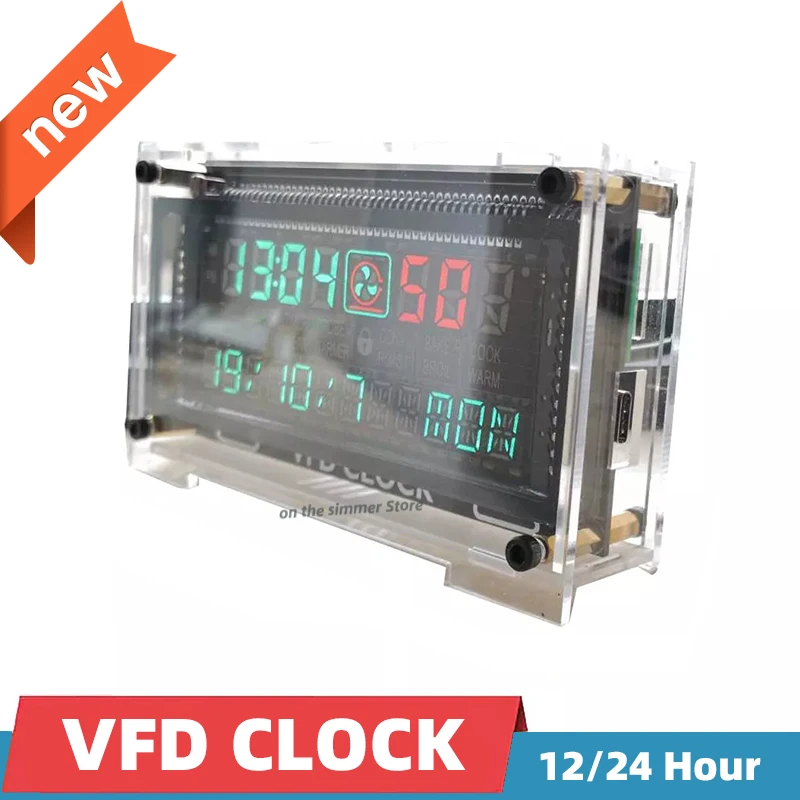 VFD Ekran VFD Saat Vakum Floresan Ekran Elektronik Saat Süper Maliyet-etkin Zarif Hediye