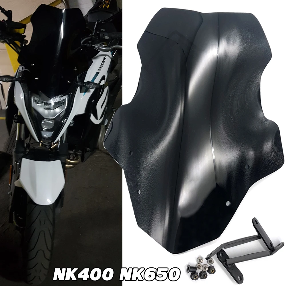 Motosiklet NK400 Ön Cam rüzgar deflektörü CFMOTO 400NK 650NK NEO Spor Cafe 400 NK 650 NK 2021 2020 2019 2018