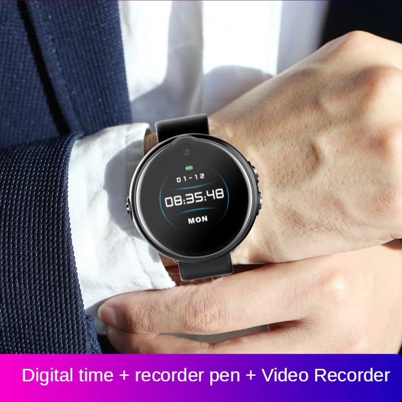 SRUTON V10 Dijital Ses Aktif Ses Kaydedici İzle Kulaklık Spor Pedometre HIFI Müzik Çalar Akıllı kol saati MP3 256G