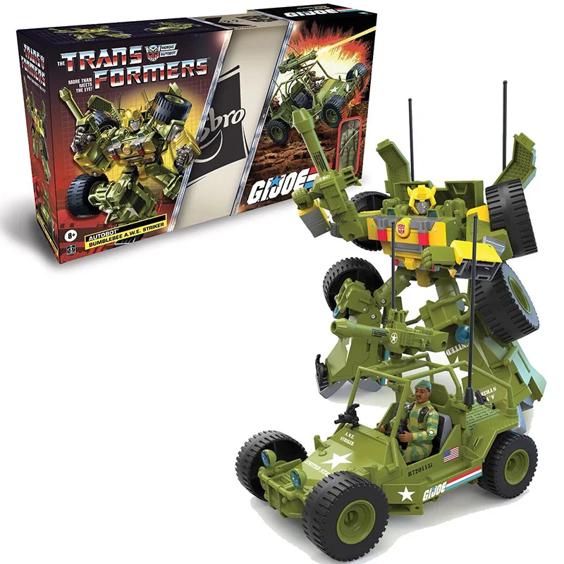 Hasbro Transformers Nesil İşbirlikçi G. I. Joe Mash-Up Bumblebee A. W. E. Forvet ve Lonzo Aksiyon şekilli kalıp Oyuncak