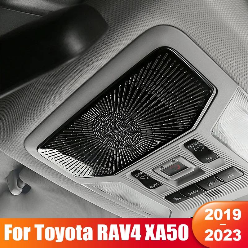 Toyota için RAV4 XA50 2019 2020 2021 2022 2023 RAV 4 Hibrid Ön Okuma Lambası Ses Tweeter Hoparlör Kapağı İç Aksesuarları