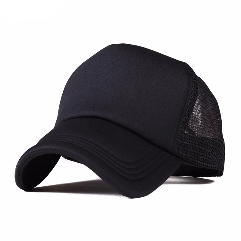 VORON 2017 Sıcak Satış Ayarlanabilir beyzbol şapkası Yetişkin Katı Şapka Unisex Klasik Kamyon Şoförü Snapback Kap Golf Örgü Kapaklar Şapka baba şapkası
