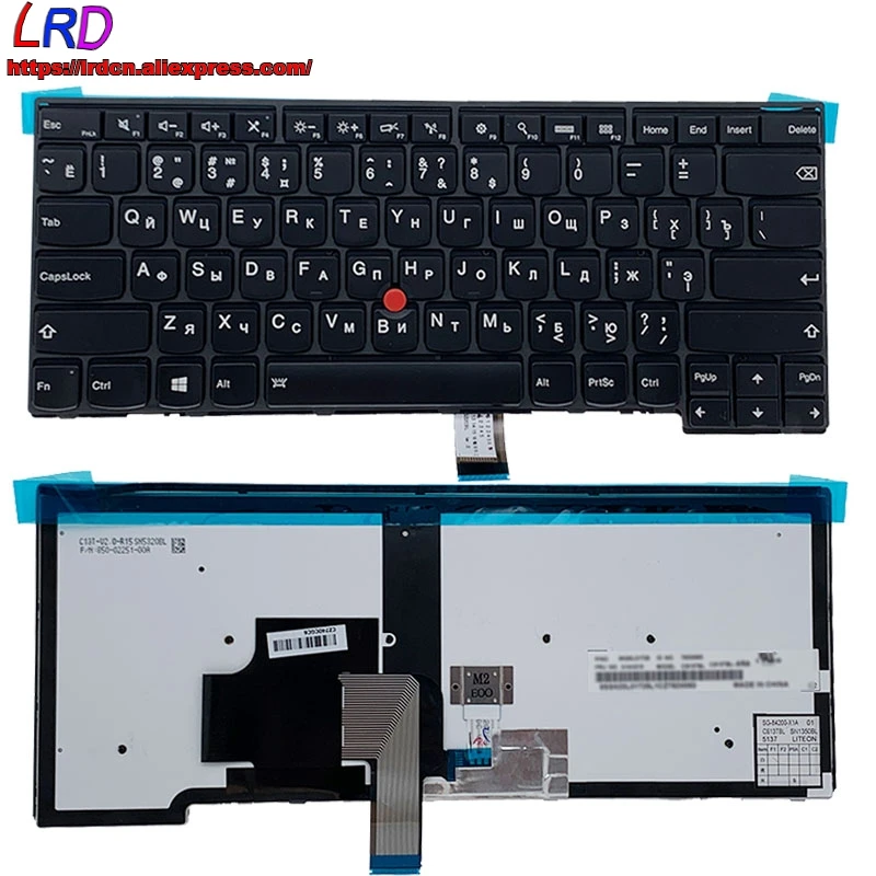 Yeni orijinal RU rus arkadan aydınlatmalı klavye için Lenovo Thinkpad T431S T440 T450 T460 T440S T450S T440P dizüstü 01AX333 ışık ile