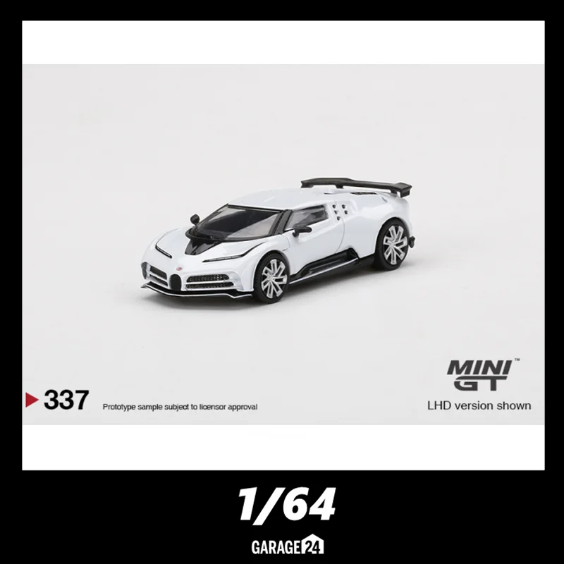 MİNİ GT 1:64 Bugatti Centodieci Beyaz Araba Modelleri