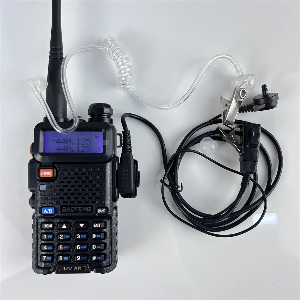 3/4/5 ADET Aksesuarları Hava Akustik Tüp Kulaklık Kulaklık Baofeng Radyo Walkie Talkie Kulaklık 888S UV-5R UV-82