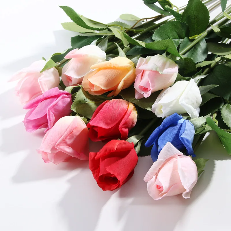 El Hissediyorum Nemlendirici Gül yapay çiçek Lateks Gerçek Dokunmatik Güller Düğün Buket Ev Dekorasyon sevgililer Günü Sahte Çiçek