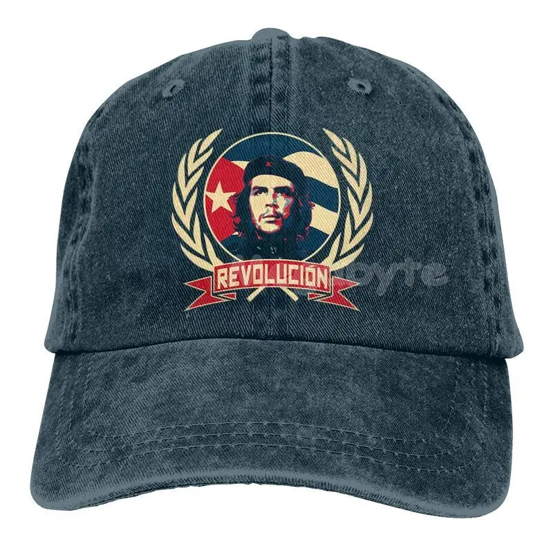 Vahşi Casquette Che Guevara Küba Communism Devrimi Açık Kap Donanma Pamuk Unisex Şapka Ayarlanabilir Beyzbol Şapkası