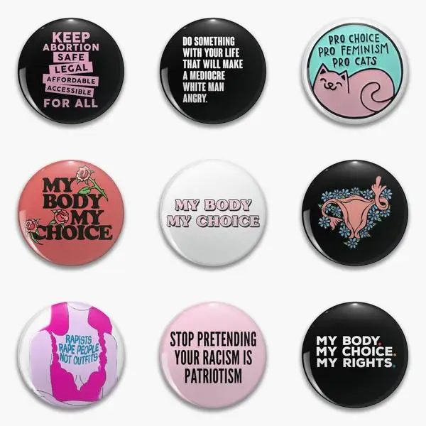 Pro Seçim Tutmak Kürtaj Güvenli Yasal Uygun Fiyatlı Herkes İçin Erişilebilir Benim Yumuşak Düğme Pin Özelleştirilebilir Şapka Sevgilisi Metal Kadın