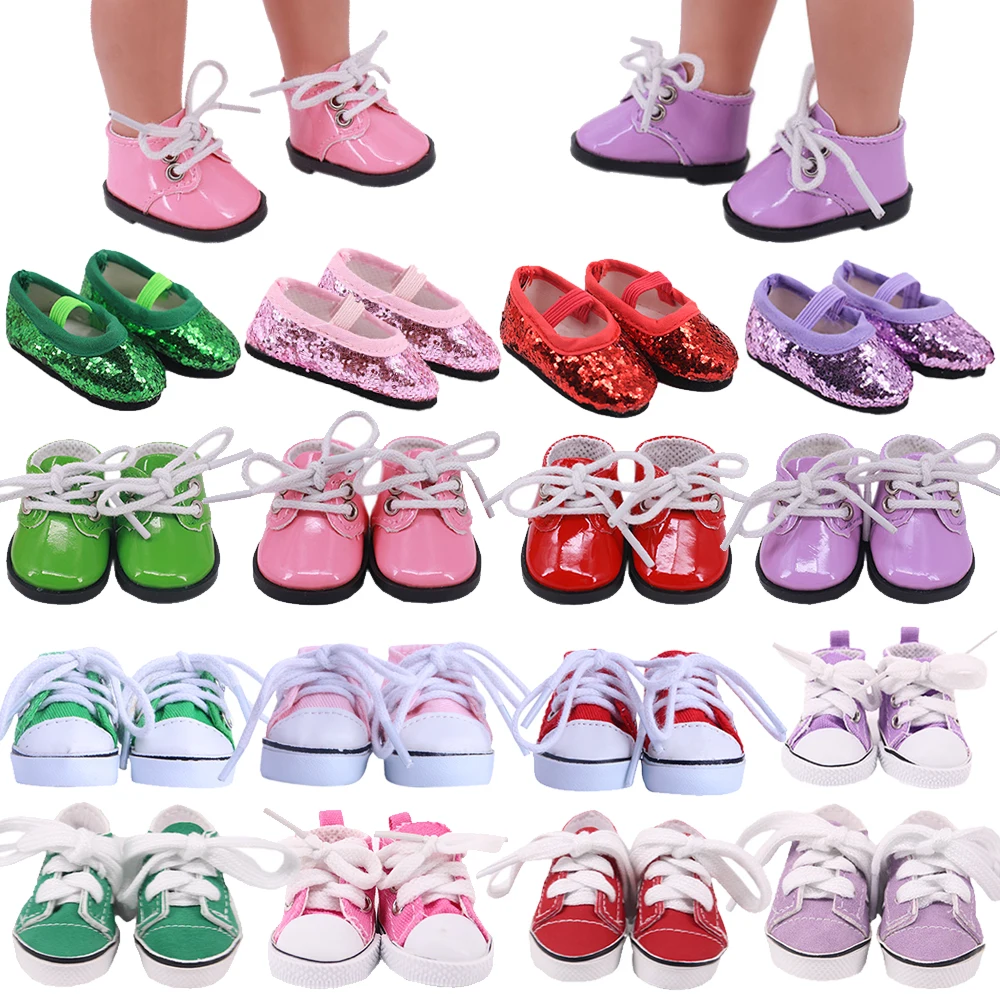 5 cm Bebek Ayakkabı için 14.5 İnç Bebek El Yapımı Çizmeler Tuval deri ayakkabı Uyar Nancy Bebek, Wellie Wishers Bebek, rus Kız Oyuncakları