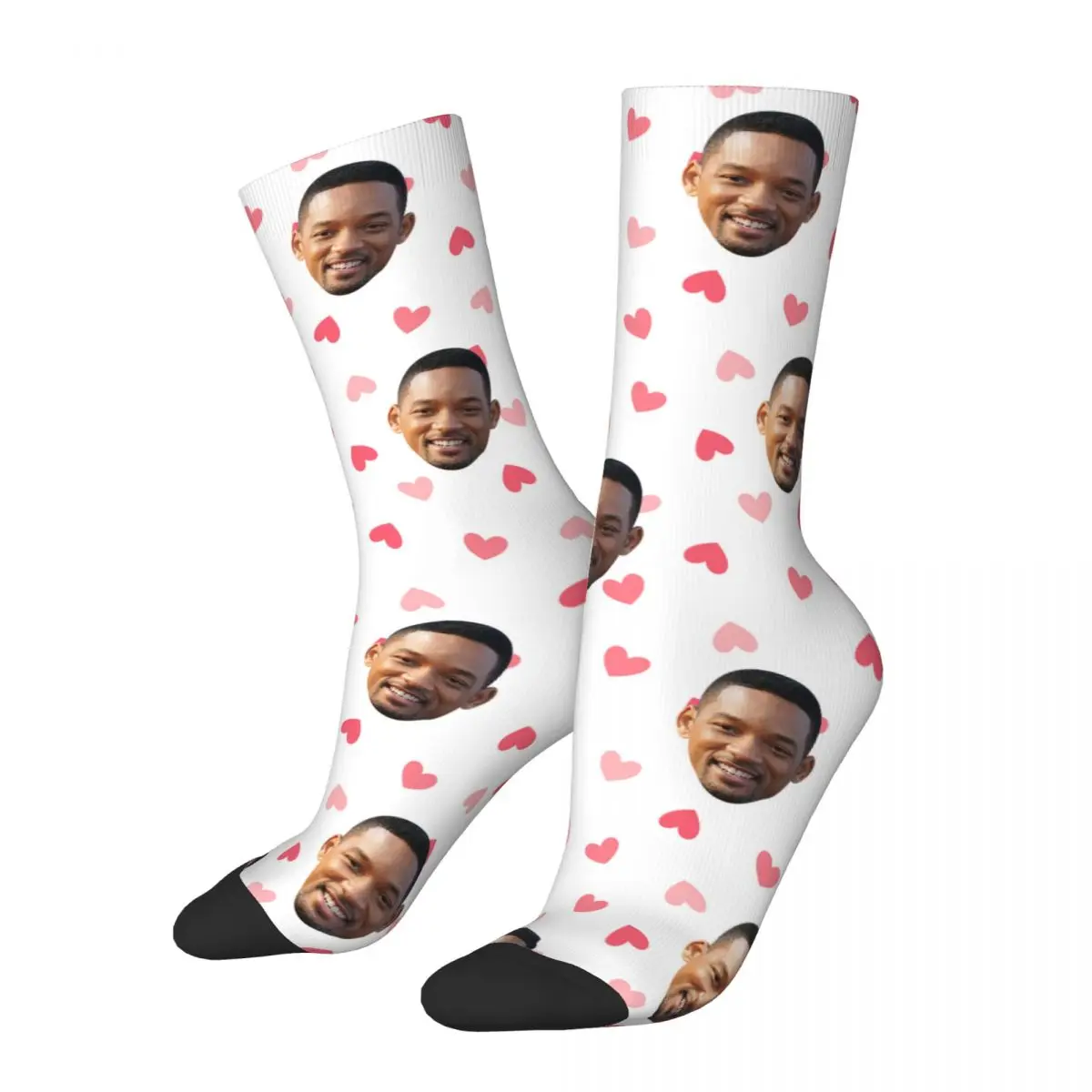 Komik özel çoraplar Yüz Fotoğraf Resim Çorap Özelleştirilmiş Eşi Koca Kız Arkadaşı Erkek Arkadaşı Sevgililer Noel Hediyeleri Kişiselleştirilmiş Çorap