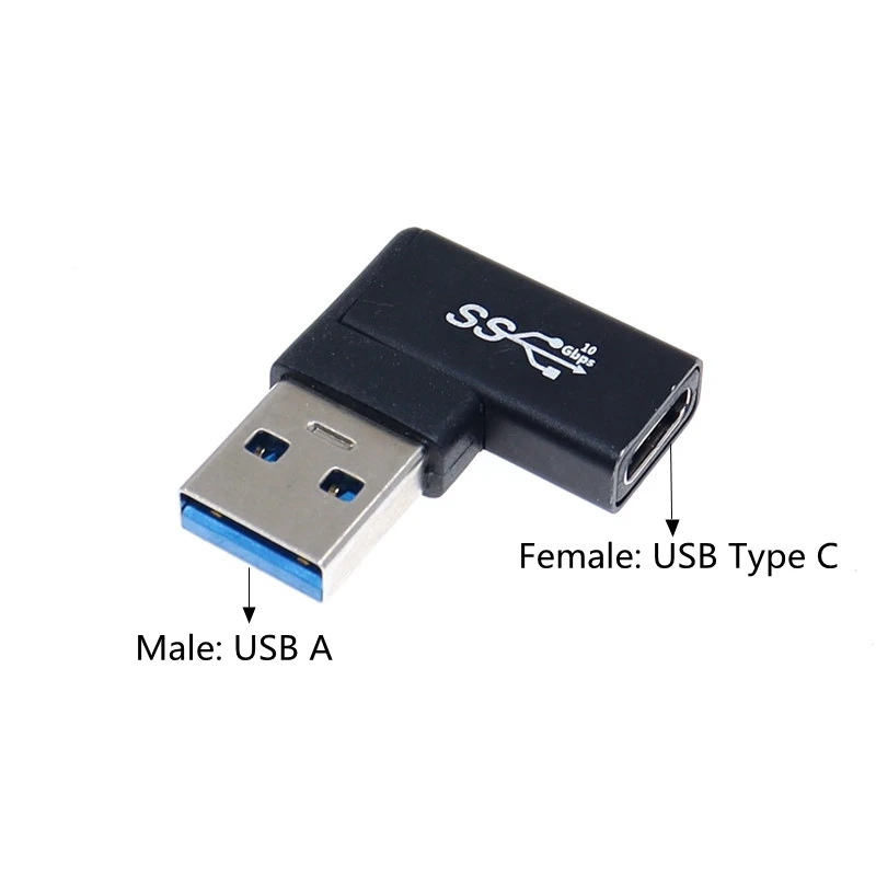USB Erkek Tip C Dişi OTG Konnektör Adaptörü USB-A USB-C Kablo Mini Adaptör Dönüştürücü