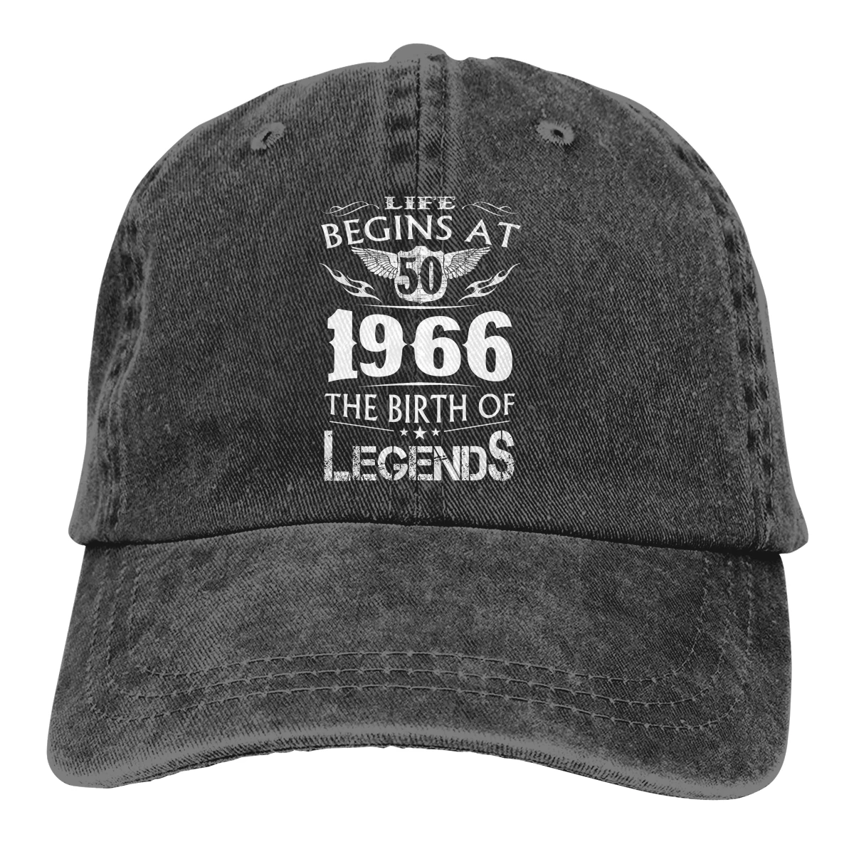 Hayat Başlar 50-1966 Doğum Efsaneler beyzbol şapkası Erkekler 50 Yaşında Doğan 1971 Kapaklar renkler Kadın Yaz Snapback Kapaklar