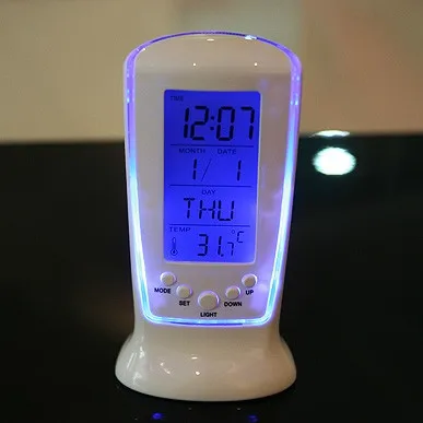 Saatler Dondurulmuş Led Dijital Saat Despertador Masa Saati başucu çalar saati elektronik saat Kare Hediye Çocuklar İçin