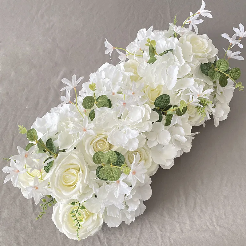 50cm Gül Şakayık yapay çiçek Sıra Düğün Dekorasyon Çiçek Duvar Zemin Garland Ev Partisi Dekoru Fotoğraf Sahne Arka Plan