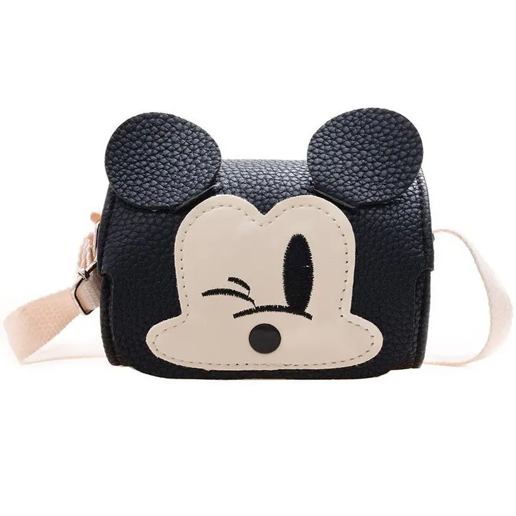 Disney mickey mouse Çocuk çantaları kız postacı çantası prenses moda bebek omuz çantaları mini sevimli erkek ve kız sırt çantaları