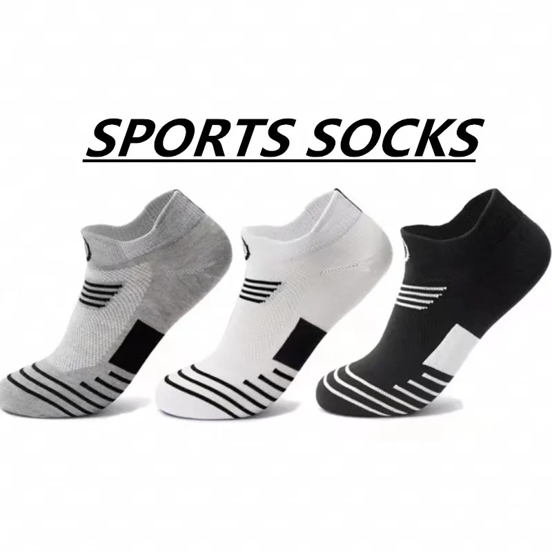 3 çift / grup erkek spor çorapları Basketbol Açık Koşu Nefes Ince Ayak Bileği Çorap Futbol Hızlı Kuru Kısa varis çorabı