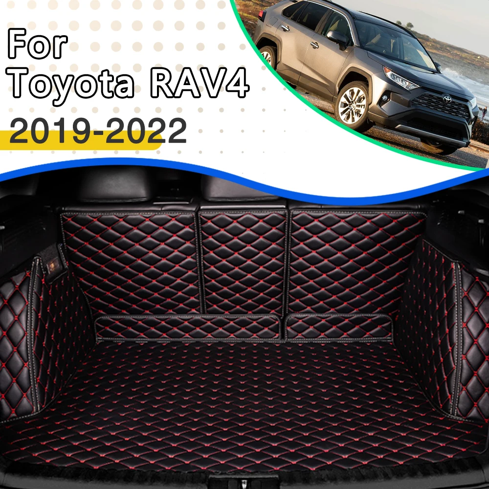 Araba Gövde Mat Toyota RAV4 RAV 4 Suzuki Boyunca XA50 2019 ~ 2022 Kargo Tepsisi Gövde Su Geçirmez Pedleri Araba Aksesuarları Araba Gövde Paspaslar