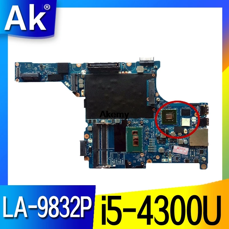 DELL Latitude E5440 Laptop Anakart I5-4300U CPU CN-08XGRY 08XGRY 8XGRY VAW30 LA-9832P DDR3L Test tamam