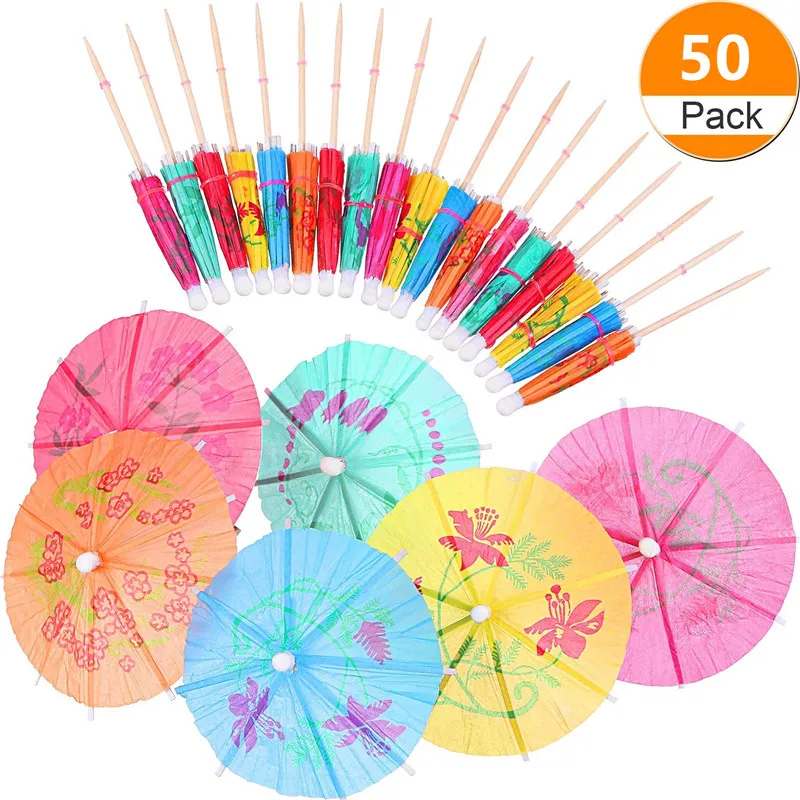 100 Şemsiye Kek Topper İşareti Çiçek İşareti Kokteyl Şemsiye İşareti Aperatif Batı Gıda Biftek Dekorasyon Meyve İşareti Küçük Şemsiye