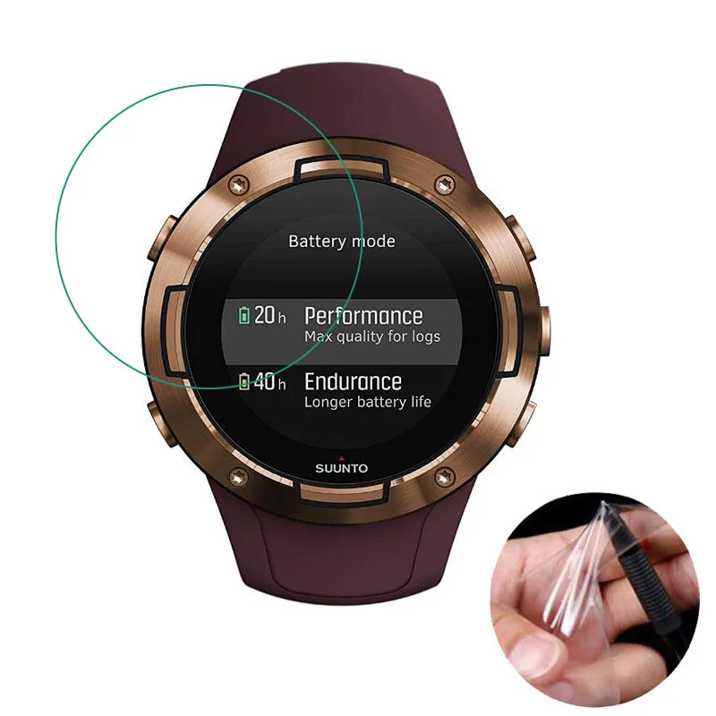 3 adet Yumuşak Temizle Smartwatch koruyucu film Guard (cam) Suunto 5 Suunto5 GPS Spor İzle ekran Koruyucu Kapak 0