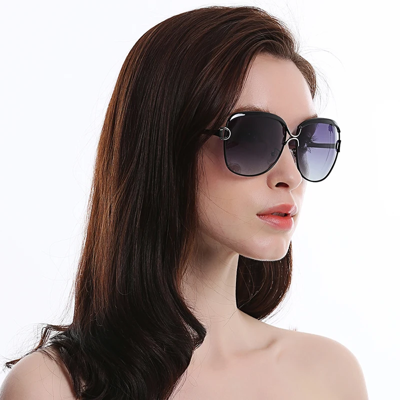 T-TEREX Güneş Gözlüğü Kadın Polarize Shades Gözlük Vintage Degrade güneş gözlüğü Kadın Gözlük UV400 Sürücü Açık 0