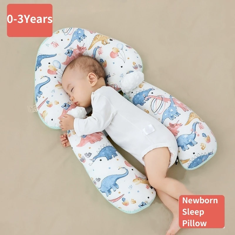 Yastıklar Bebekler için Yenidoğan Bebek Uyku Yastık Şekillendirme Yastıklar Yastık kafa koruyucusu Yastık Anti-roll 0-36 Ay