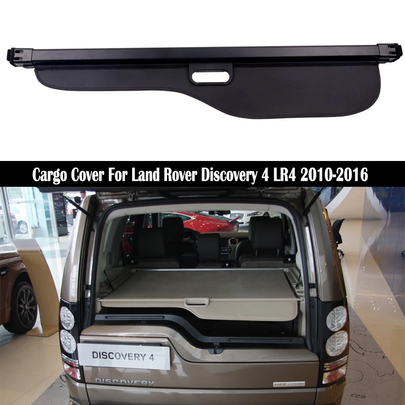 Arka Kargo Kapağı Land Rover Discovery 4 İçin LR4 2010-2016 gizlilik Gövde Ekran Güvenlik Kalkanı gölge Oto Aksesuarları
