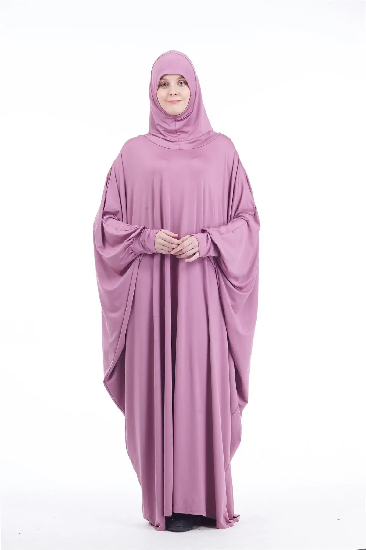 Namaz Elbise Kadın Ramazan İslam Giyim Resmi Müslüman Konfeksiyon Kapşonlu Dubai Türkiye Namaz Uzun Jurken Abaya Başörtüsü Kimono 1