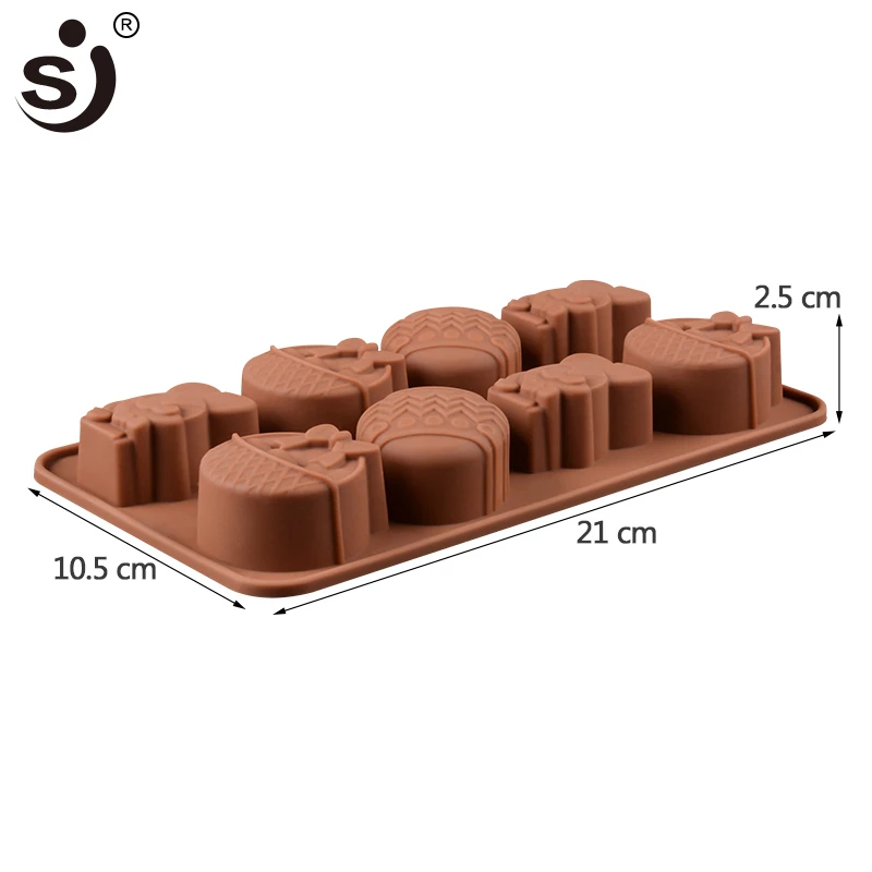 SJ silikon kalıpları çikolata pişirme hayvan paskalya yumurta şekilli şeker kek dekorasyon araçları ısıya dayanıklı fırın emniyet kek kalıpları 1