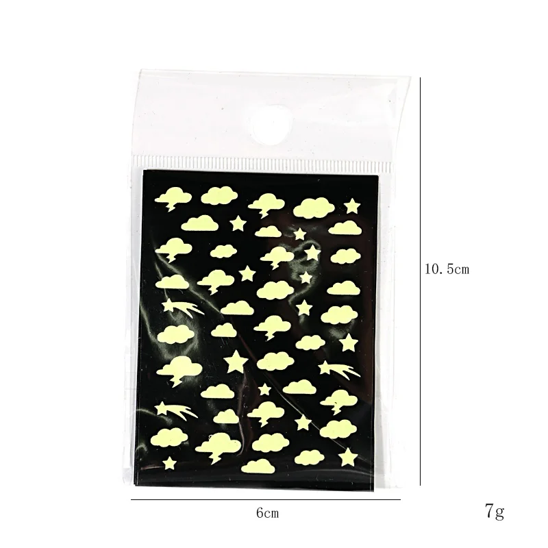 6 Sayfalık Glow Karanlık Nail Art Sticker Çıkartması Canlı 3D Kelebek Tasarım Aydınlık Süslemeleri Tırnak Çıkartmaları TNL2354345-23536 1