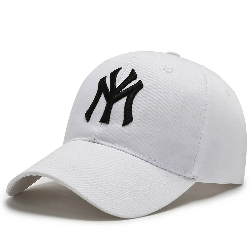 Moda Yeni beyzbol şapkası Erkekler Kadınlar için New York 3D Nakış Snapback Şapka %100 % Pamuk BABAM Şapka Unisex-Gençler Sevimli Güneş Kapaklar 1