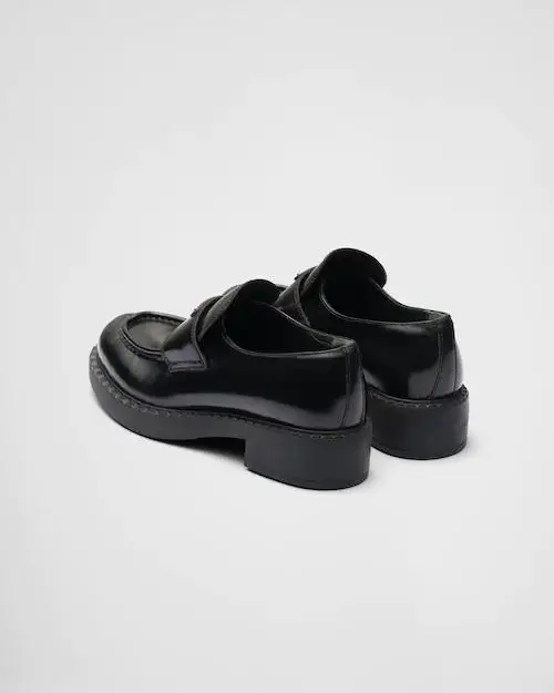 Kadın Ayakkabı Milano Fırçalanmış Deri Makosenler Siyah 2