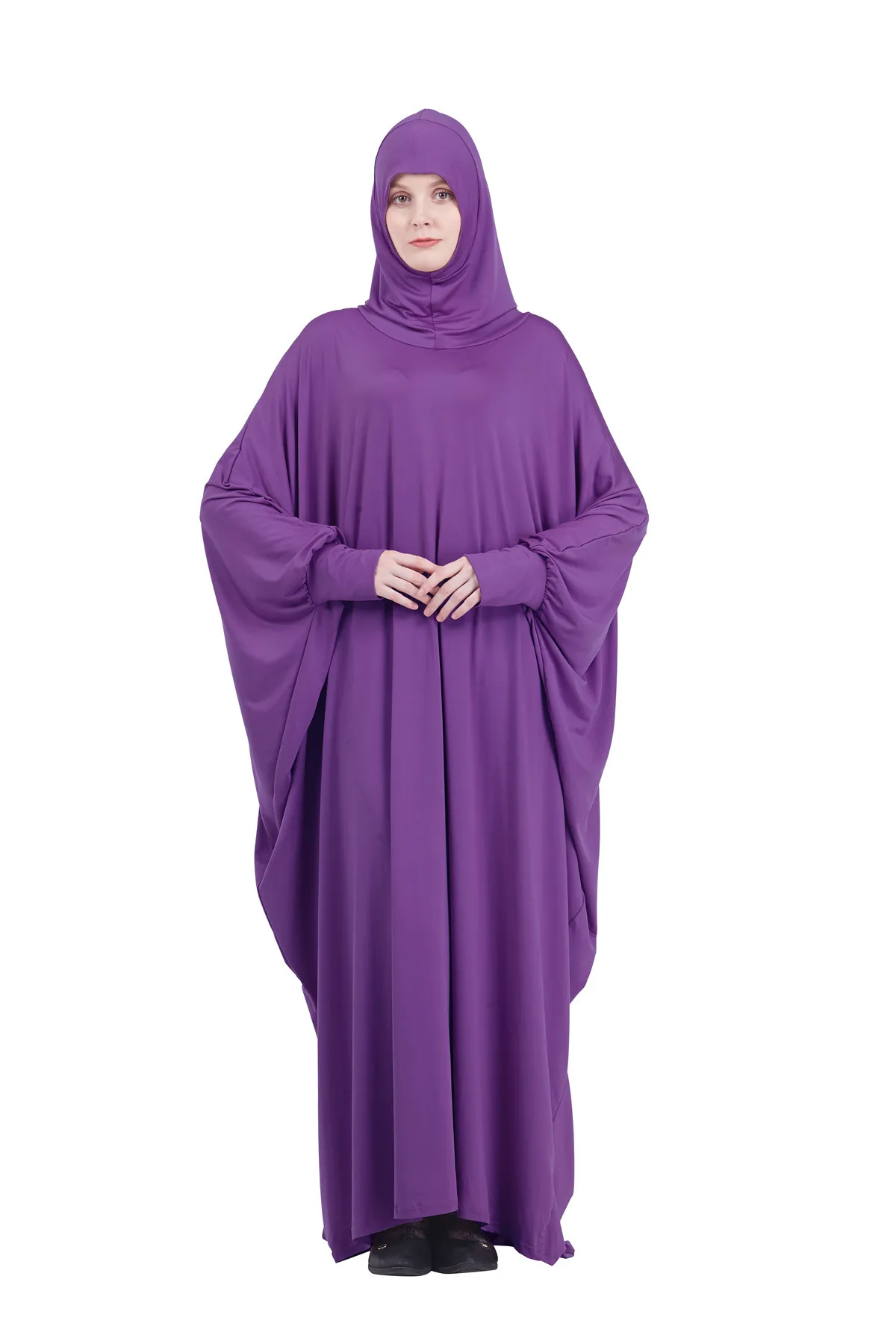 Namaz Elbise Kadın Ramazan İslam Giyim Resmi Müslüman Konfeksiyon Kapşonlu Dubai Türkiye Namaz Uzun Jurken Abaya Başörtüsü Kimono 2