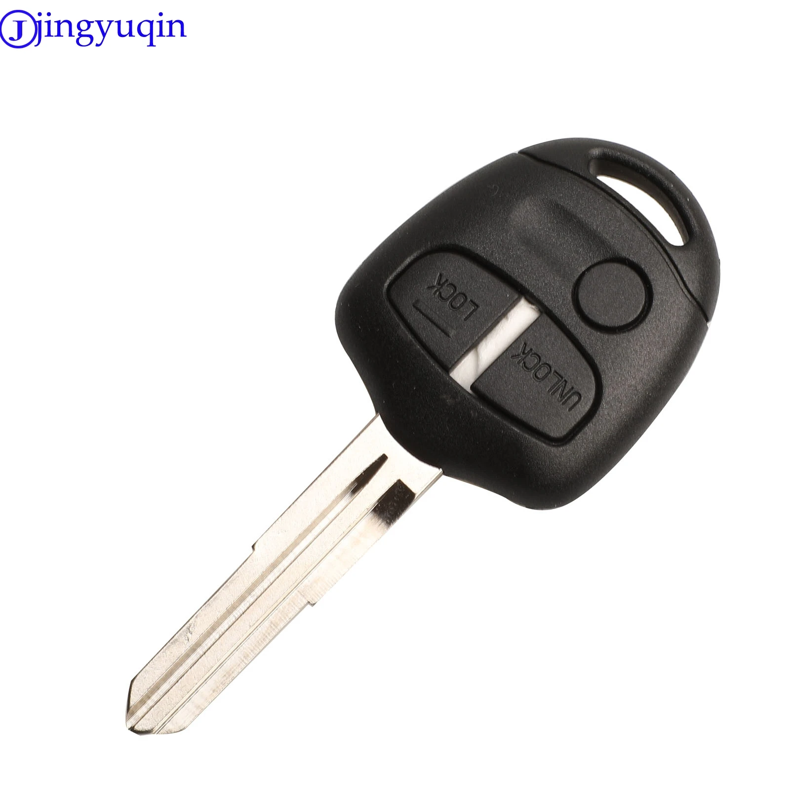 jingyuqin 10 ADET 2/3 Düğmeler Uzaktan Araba Anahtarı Kabuk Durumda Mitsubishi Pajero Sport Outlander Grandis ASX MIT11 / MIT8 Bıçak 2