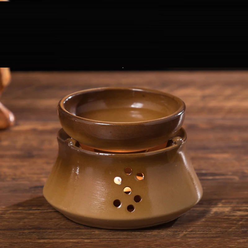 Y Japon tarzı çay ısıtıcı Mum ısıtma yağ yakıcı uçucu yağ Aromaterapi soba seramik demlik difüzör yılbaşı Hediyeleri 2