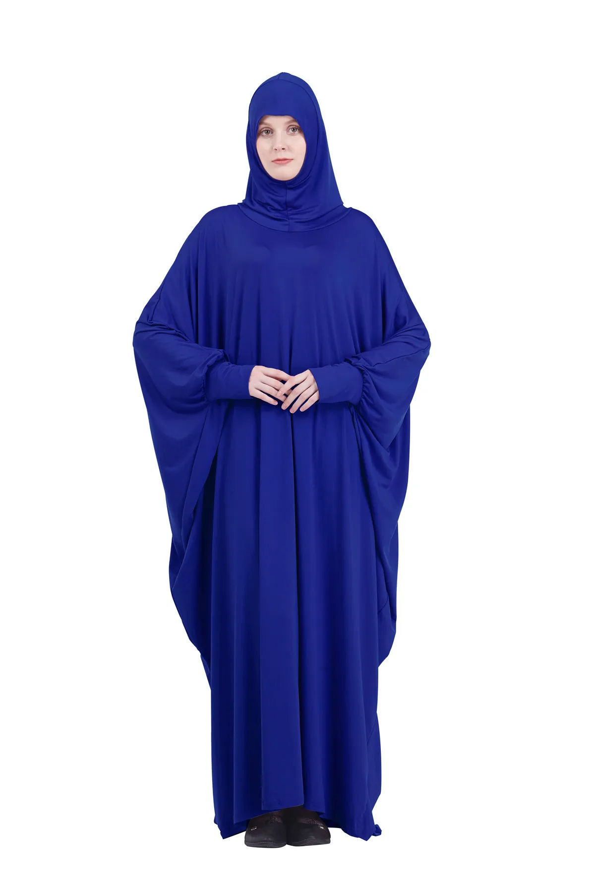 Namaz Elbise Kadın Ramazan İslam Giyim Resmi Müslüman Konfeksiyon Kapşonlu Dubai Türkiye Namaz Uzun Jurken Abaya Başörtüsü Kimono 3