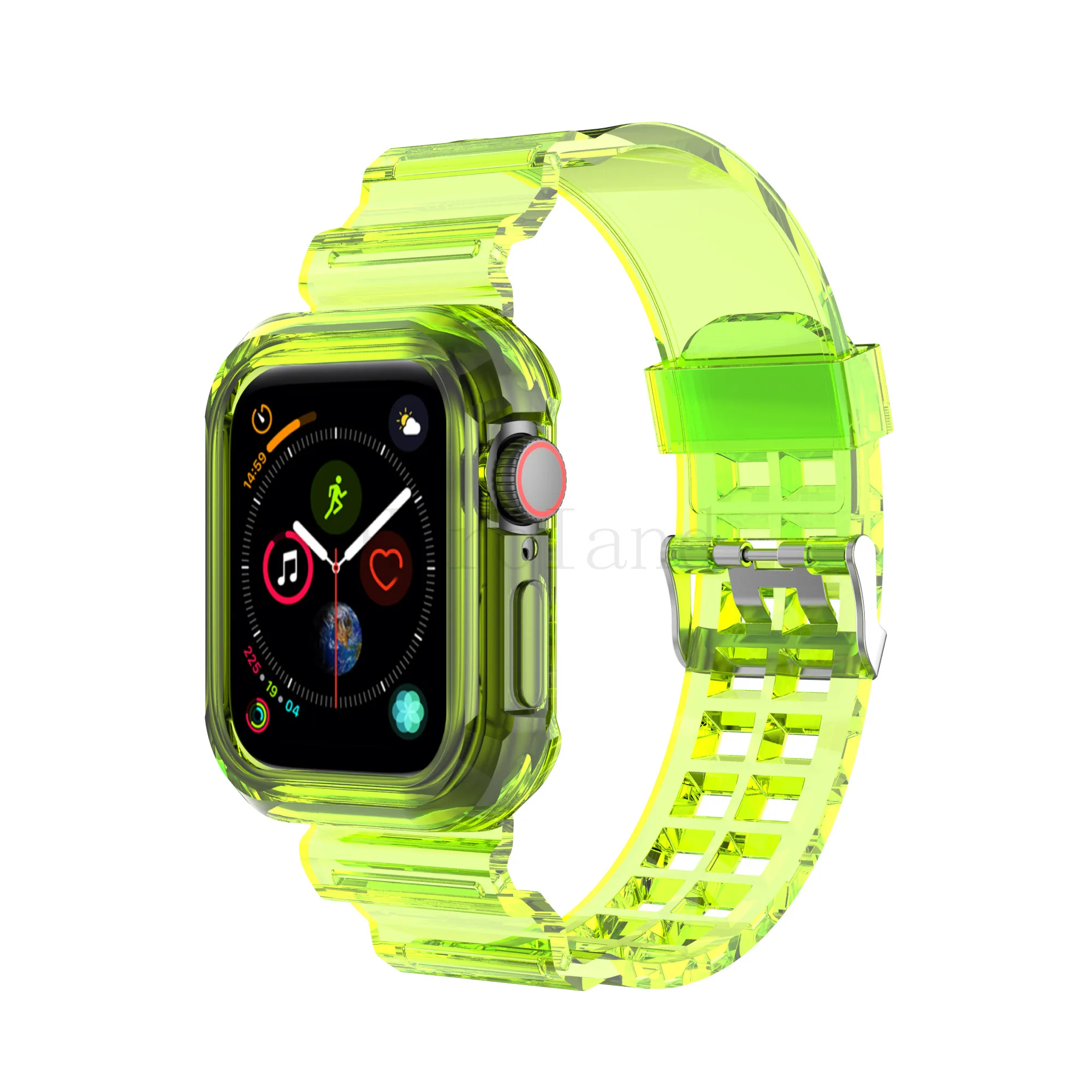 Saat kayışı İçin apple saat bandı 38mm 42mm 44mm 40mm bant Spor Silikon Bilezik İwatch Serisi 6 5 4 3 2 1 SE Bileklik kemer 3