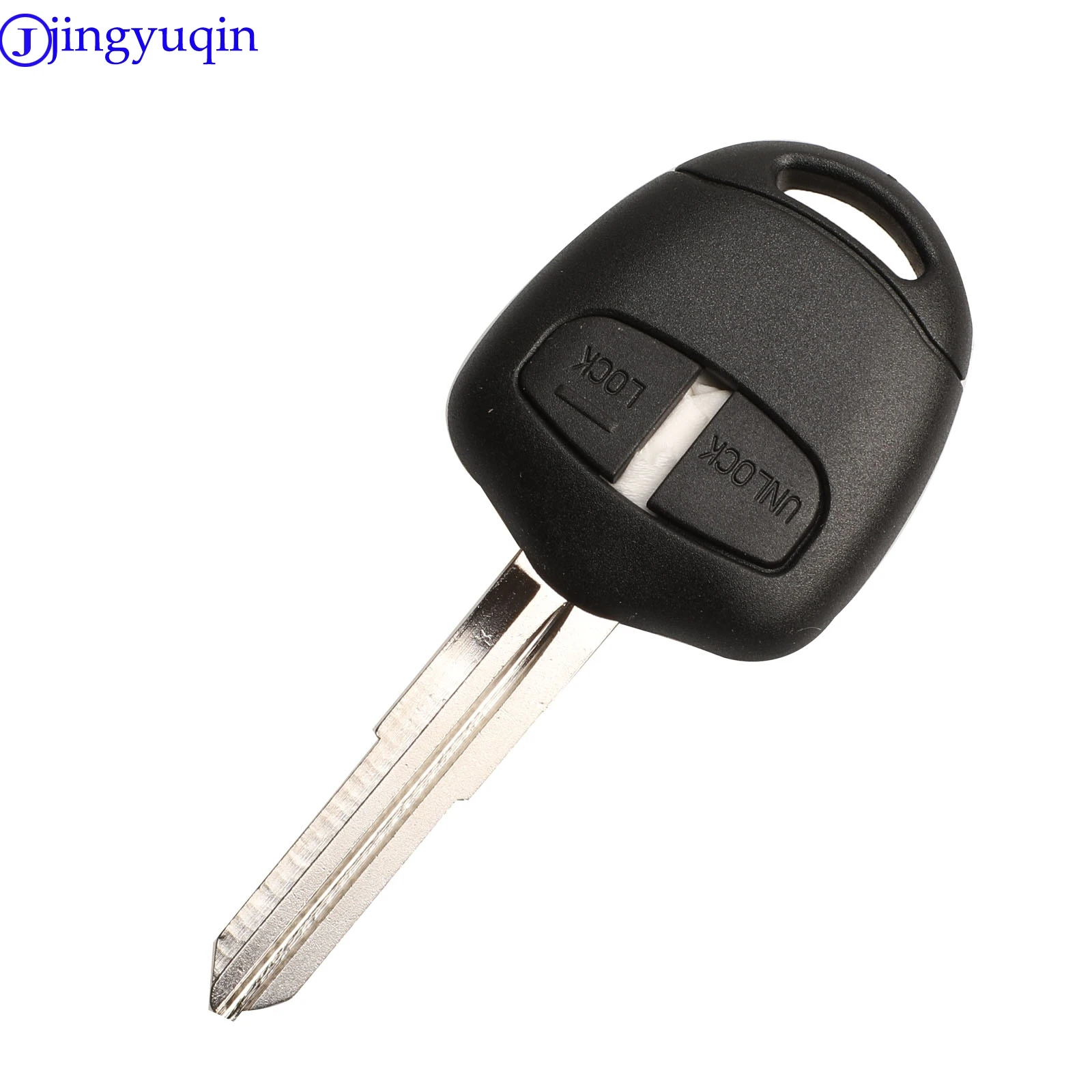 jingyuqin 10 ADET 2/3 Düğmeler Uzaktan Araba Anahtarı Kabuk Durumda Mitsubishi Pajero Sport Outlander Grandis ASX MIT11 / MIT8 Bıçak 3