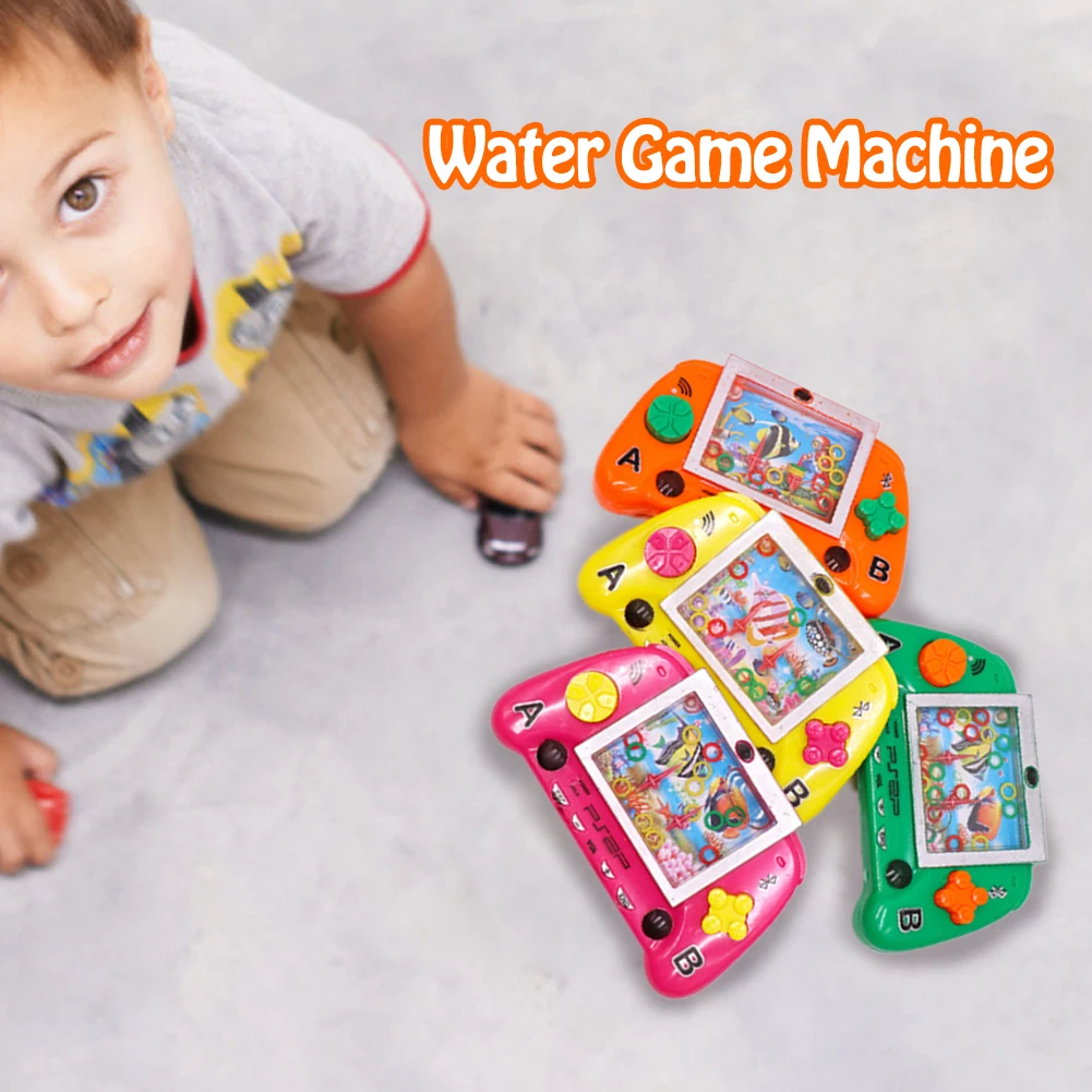 Çocuk Su Makinesi Su Yüksük Oyun Konsolları Oyuncak Çocuklar Klasik Entelektüel Kız Erkek Oyuncak Çocuklar İçin Hediye Rastgele Renk 4