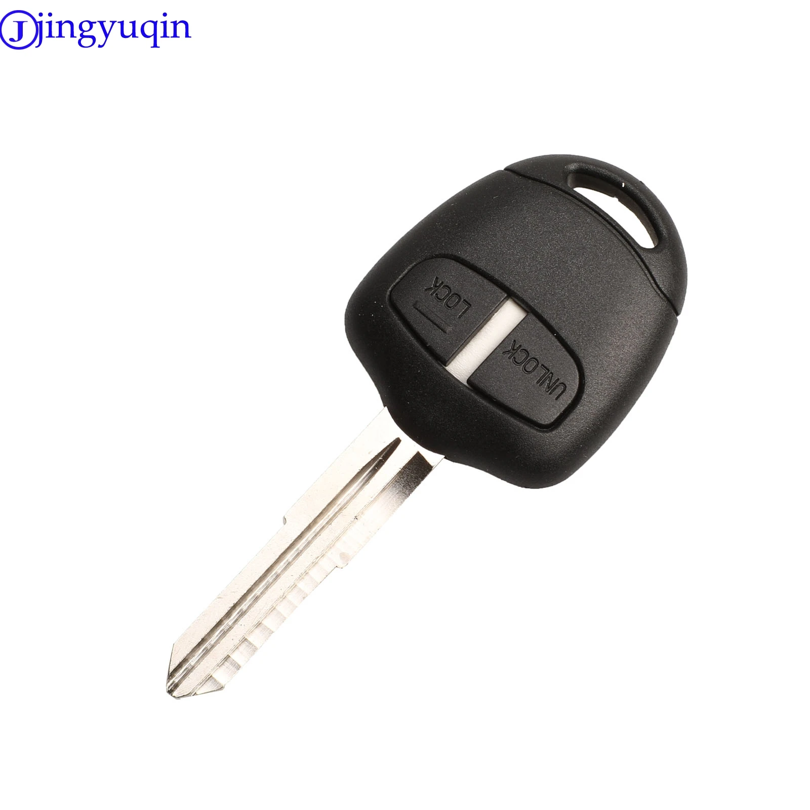 jingyuqin 10 ADET 2/3 Düğmeler Uzaktan Araba Anahtarı Kabuk Durumda Mitsubishi Pajero Sport Outlander Grandis ASX MIT11 / MIT8 Bıçak 4