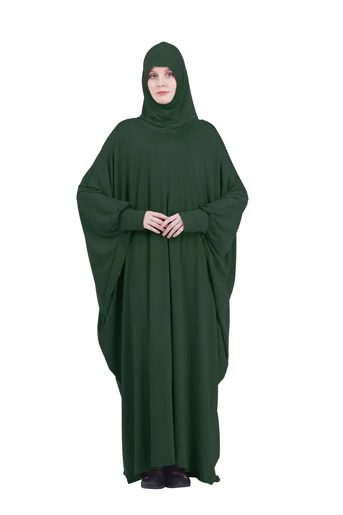 Namaz Elbise Kadın Ramazan İslam Giyim Resmi Müslüman Konfeksiyon Kapşonlu Dubai Türkiye Namaz Uzun Jurken Abaya Başörtüsü Kimono 5